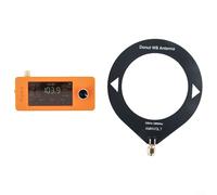 Portable Radio Receiver Digital Radio Multi Band Radio With 1.9 Inch Screen 800mAh Battery Digital Receiver And Loop Antenna For Full Band Listening(orange)