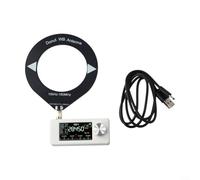 Portable Radio Receiver Digital Radio Multi Band Radio With 1.9 Inch Screen 800mAh Battery Digital Receiver And Loop Antenna For Full Band Listening(white)