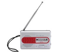 Portable Radio Receiver, DK-2014 AM FM Chip Transistor Radio, Pocket Mini Radio with Loudspeaker Headphone Jack