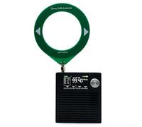 Portable Radio Receiver, MINI SI4732 3000mAh Hi-Z Circuit Plus Version for Shortwave FM AM Reception with Headphone Jack(green ring)