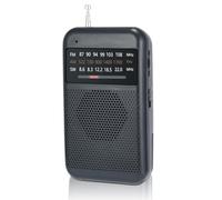 Portable Radio Small, AM/FM/SW Battery Radio Pocket with Excellent Reception and Headphone Jack, Mini Compact Walkman for Outdoor, Indoor & Emergencies