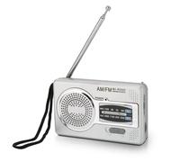 Portable Radio, Small Mini Emergency Weather Radio AM FM Transistor Radio with Headphone Jack Battery Operated Radio for Indoor Outdoor
