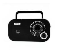 Portable Radio Tuner Player FM AM Battery Mains Powered Headphones Input Compact