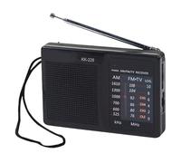 Portable Radios AM FM - Short Wave Receptor, Manual Tuner | Compact Rechargeable Device For Adventures, Blackouts, Backpacks, Excursions, Rain, Snow, Long Travel,