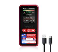 Portable Radon Gas Detector Home & Workplace Radon Monitor Real-Time Alpha Radiation Tester Air Quality Tester, Basement Safety, Long Battery Life