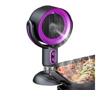 Portable Range Hood - 13.78 Inches, Desktop Kitchen Exhaust Hood | 2 Speed Retractable Negative Ion Air Purifier for Indoor Barbecues, Small Apartments, Dorms, and Countertop Cooking