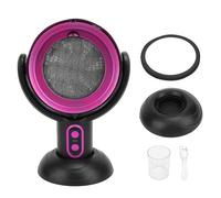 Portable Range Hood, 2 Gears Quiet Desktop Fan with Cooling Filter Oil Collection Box 5V 8W Desktop Kitchen Range Hood for Indoor BBQ, Hot Pot Camping (Purple)