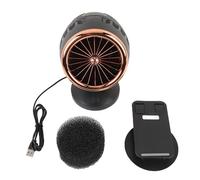 Portable Range Hood Compact Desktop Kitchen Exhaust Fan with Cooling Filter Detachable Alloy Base Low Noise 3 Speed for Home Kitchens Outdoor Barbecues