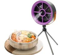 Portable Range Hood - Desktop USB Exhaust Fan with 3 Speeds, Detachable Activated Carbon Filter for Kitchen | Compact Air Cleaner for Hot Pot BBQ Indoor Cooking