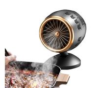 Portable Range Hood, Extractor Hood, Low Noise Desktop Compact Range With Double Filter, Adjustable Angle And Height, Grill Exhaust Fan For And Hot Pot Cooking, 550g