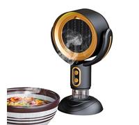 Portable Range Hood,M-ini Desktop Cooker Hood Portable Extractor Hood, 3000 Mah Exhaust Fan For Kitchen With 2 Wind Speeds,360 Degrees Parallel Rotation Desk Top Hoods For Kitchen Hot Pot RV Cooking