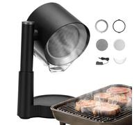 Portable Range Hood,Portable Kitchen Exhaust Fan with 3 Speeds,Triple Filter Polymer,Detachable Aluminum Filter,Low Noise,Oil Collection Cup,Kitchen Smoke Extractor for Indoor BBQ,Hot Pot,RV（2025 NEW）