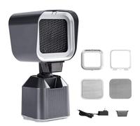 Portable Range Hood, Retractable Desktop Range Hoods with 2 Speed Exhaust Fan, Removable and washable Filter, Oil Collection Cup, Portable Kitchen Exhaust Fan for Indoor Barbecues RV Cooking