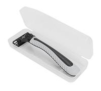 Portable Razors Protector, Clear Plastic Shaver Case Cover Container Storage Shaver Holder Protector Case Organizer for Luggage and Bathroom Storage