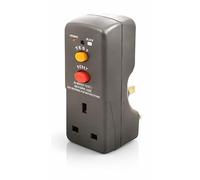 Portable RCD Adaptor Plug 16A Shock Protection Device | Residual Current Circuit Breaker with Test & Reset Button | Leakage Protection Safety Plug for Geyser, Washing Machine & Power Tools