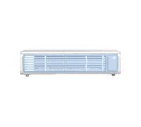 Portable Rechargeable Air Cooler with Horizontal Vertical Operating Mode Desk Fan for Bedroom Energy-Saving 2-in-1 USB Fresh Air Generator Compact (Sky Blue, 34 cm)