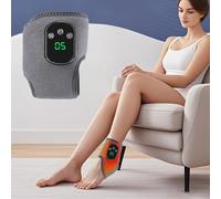 Portable Rechargeable Cordless Foot Massager with Heat, Triple Method Foot Muscle Recovery Massager for Pain Relief, Accelerate Natural Healing for Home, Travel, or Work