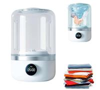 Portable Rechargeable Cordless Mini Washing Machine - 4000mAh Battery & 20 Washes per Charge, Compact Lightweight Design for Delicates, Baby Clothes, Underwear, Camping,Travel & Hotel Use