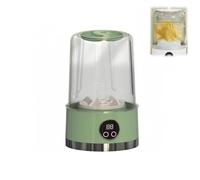 Portable Rechargeable Cordless Mini Washing Machine - Wireless Laundry Tool for Underwear, Socks, Baby Clothes | Compact Design for Dorm, Travel & Small Spaces (Green)