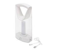 Portable Rechargeable Emergency Lamp 400 Lumens, LED Lamp with Anti-Blackout Function, Natural Light 4000K - Dimmable - with USB Cable, Safe, Lightweight and Compact