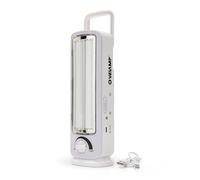 Portable Rechargeable Emergency Lamp, LED Lamp with Anti-Blackout Function, New Super Bright Edition (300 Lumens) - Dimmable - with USB Cable, Safe, Lightweight and Compact