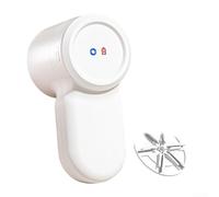 Portable Rechargeable Fabric Shaver with Adjustable Cutting Heights, Designed to Remove Lint, Pills, and Fuzz from Various Fabrics Quickly and Efficiently (White（1）)
