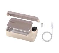 Portable Rechargeable Food Warmer with Stainless Steel Insert for Work | 900ml capacity keeps meals hot at the workplace or on trips; non-stick interior allows quick cleaning after use