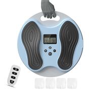 Portable Rechargeable Foot Circulation Machine, TENS & EMS Circulation Stimulator for Feet and Legs, Reduce Swelling in Feet & Ankles - Pain Relief and Plantar Fasciitis, Sciatica, Improve Blood