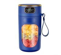 Portable Rechargeable for MINI Juicer, Electric Fruit and Vegetable Blender Cup with Safety Lock, High Borosilicate Glass Mixer for Smoothies, Nut Milks, Home Travel Office Use, White(3)