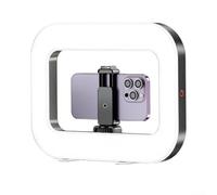 Portable Rechargeable Handheld Selfie Fill Light Featuring Adjustable Bicolor Illumination, Wireless Square Shape Video for Travel Photography, For Ideal