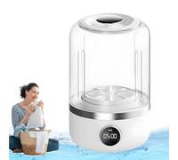 Portable Rechargeable Mini Washing Machine for Underwear, 2025 New Wireless Underwear Washer Two Cleaning Modes, for Home, Apartment, Travel, Camping (White,27.6 * 11 * 19.7 in)