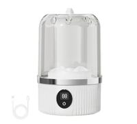 Portable Rechargeable Mini Washing Machine for Underwear, Cordless Compact Washer for Small Loads, Lightweight USB Charging Laundry Machine Deeply Cleans for Apartment, Dorm, Travel & Camping(White)
