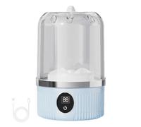 Portable Rechargeable Mini Washing Machine for Underwear, Cordless Compact Washer for Small Loads, Lightweight USB Charging Laundry Machine Deeply Cleans for Apartment, Dorm, Travel & Camping(Blue)