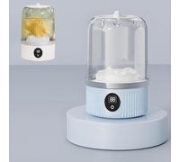 Portable Rechargeable Mini Washing Machine for Underwear, Portable Rechargeable Mini Ultrasonic Washing Machine for Underwear, Small Laundry Machine Ideal for Home(Blue)