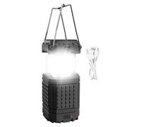 Portable Rechargeable Solar Lantern - Waterproof Camping Light with 3000mAh Battery | Lightweight Outdoor Lantern for Backpacking, Hiking, Survival, Traveling