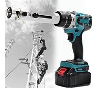 Portable Rechargeable Wire Stripping Machine with 20 Bushings for Electricians and Home Workshops, Electric Cable Wire Peeling Tool