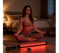 Portable Red Light Therapy Device 660nm, 5V USB LED Beauty Bar for Face & Body, Anti-Aging Skincare Lamp, Hanging Red Light Wand for Skin Rejuvenation & Muscle Recovery, Home Salon Tool