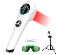 Portable Red Light Therapy Device, Handheld Infrared Light Therapy Device for Humans & Pets (4×808nm + 14×650nm), Timer & Adjustable Power | Relieves Joint, Muscle, Knee, Shoulder, Back, Neck & Waist