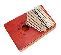 Portable Red Rosewood 17-tone Kalimba Thumb Piano For Beginners Finger Piano Keyboard Instrument Thumb Piano (Color : 04)