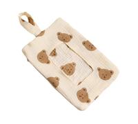 Portable Refillable Wipes Dispenser - Travel Organizer, Cord Attachment with Easy Access, with Closure, Travel Storage Case, Concep