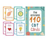 Portable Reflection Cards, Interactive Mindfulness Deck, Comfortable Emotional Tool, 110 Piece Stress Relief, Remediation Counseling Education Practice Solution, Wellness Supply for Adults, Kid