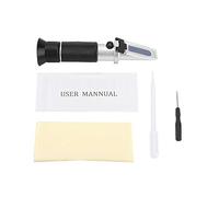Portable Refractometer Professional Hand Held Brix Refractometer 0~20% Specific Food Beer Milk Fruit Juice Sugar Meter Tester