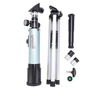 Portable Refractor Telescope for Kids and Beginners, Astronomical Telescope with 90X Magnification, Adjustable Tripod and Eyepiece for Moon and Star Viewing, Lightweight Plastic De
