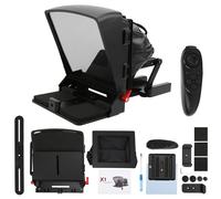 Portable Remote Control Teleprompter Video Recording Prompter for Phone/Camera/Tablet