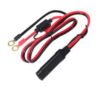 Portable Replacement Harness - SAE Battery Connector Cable, Quick Connect Charging Cord | Waterproof Automotive Electrical Accessory, SAE To O Ring Clips For Motorcycle Car ATV Scooter Truck Battery C