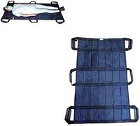 Portable Rescue Folding Stretcher Thickened Nylon Cloth Multifunctional Simple Stretcher 6 Soft Handles Oxford Soft Folding First Aid Stretcher