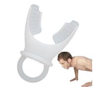 Portable respiratory muscle trainer, breathing muscle trainer, training device with variable settings, adjustable muscle trainer