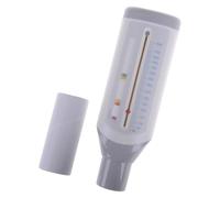 Portable Respiratory Reading Gauge with Color Zone Guide ABS Body for Routine Home Airway Check Reference Respiratory Gauge Airway Reader Breathing Record Visual Scale Pointer Color Zone Home