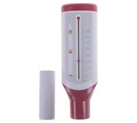 Portable Respiratory Reading Gauge with Color Zone Guide ABS Body for Routine Home Airway Check Reference Respiratory Gauge Airway Reader Breathing Record Visual Scale Pointer Color Zone Home