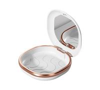 Portable Retainer Case Denture, Mouth Guard with Mirrour Teeth Aligner Mouth Guard Easy to Use Gifts Dentals Storage Container